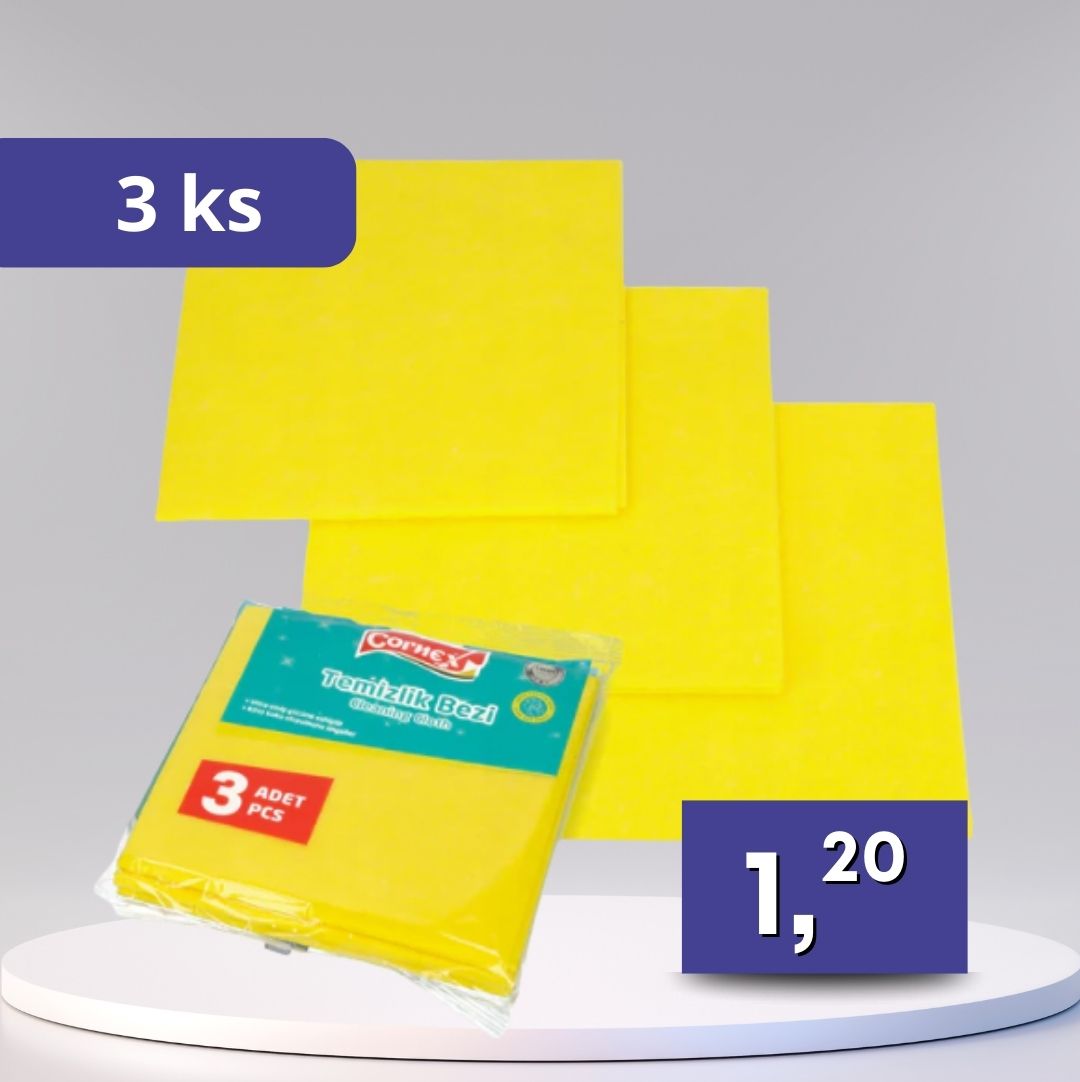 Cornex – kuchynská handrička, balenie 3 ks