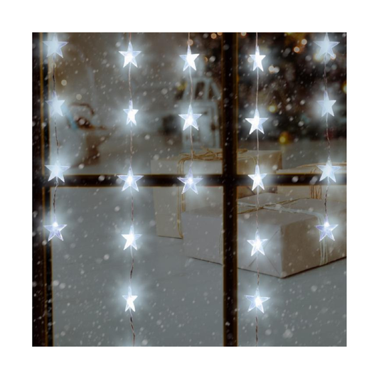 LED svetelný záves hviezda 1,35m, rôzne farby