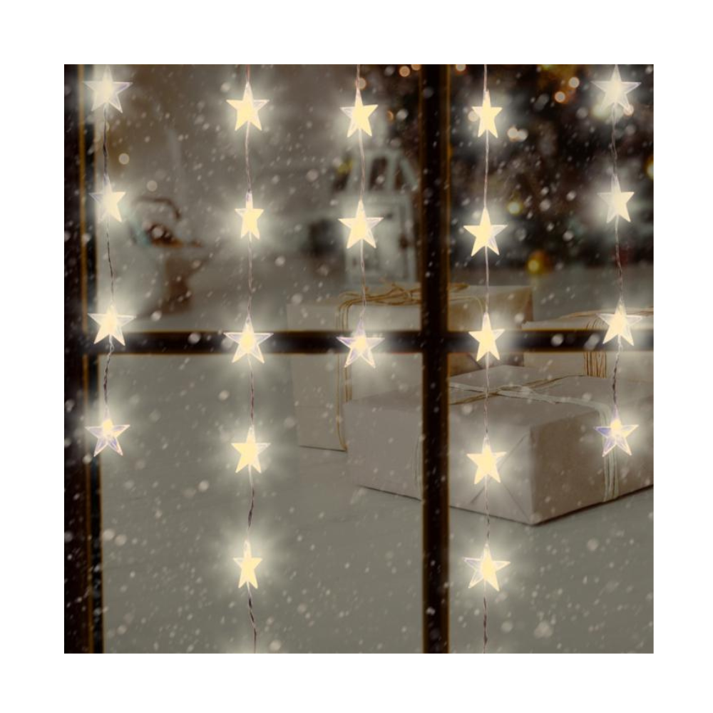 LED svetelný záves hviezda 1,35m, rôzne farby