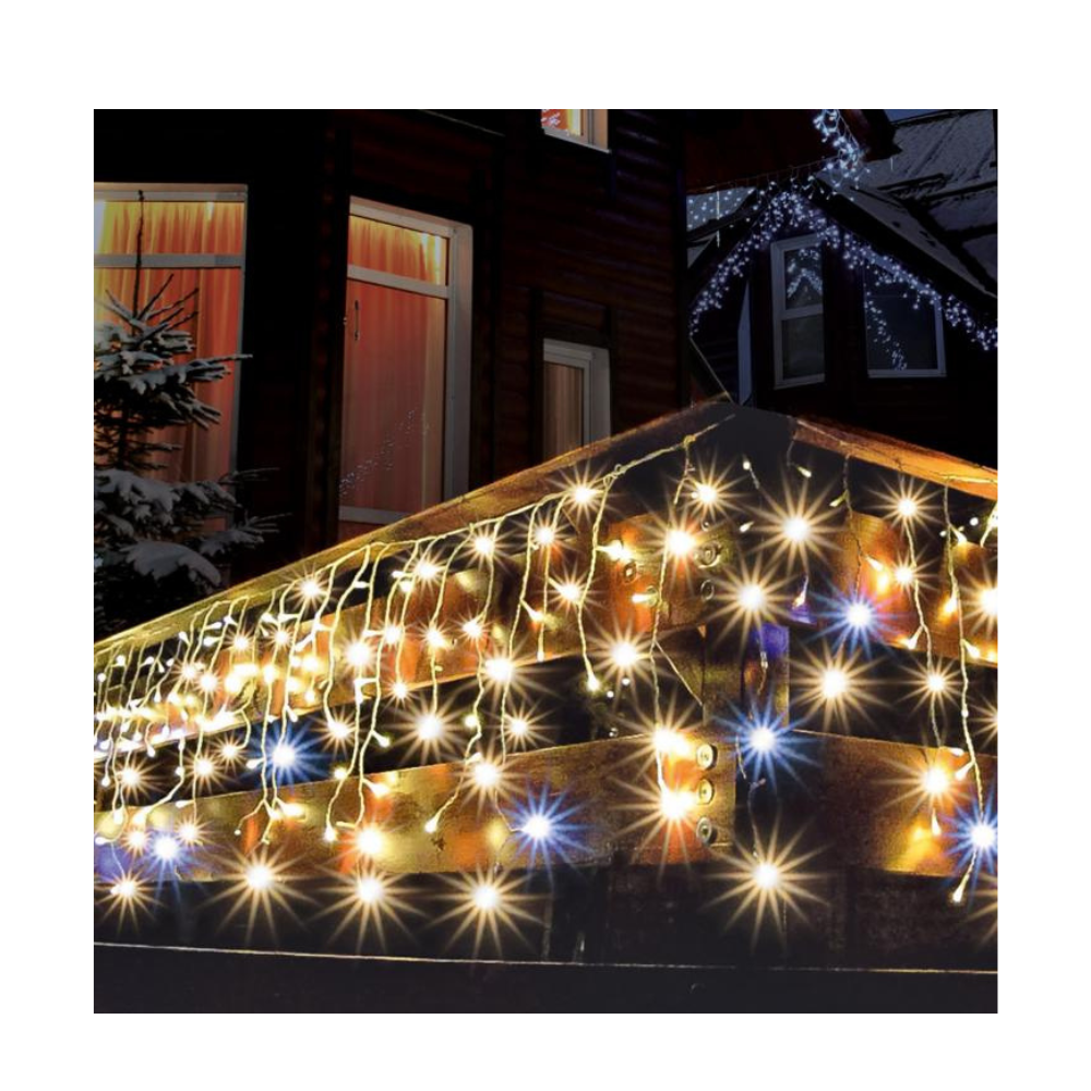 LED svetelný záves blikajúci 10m