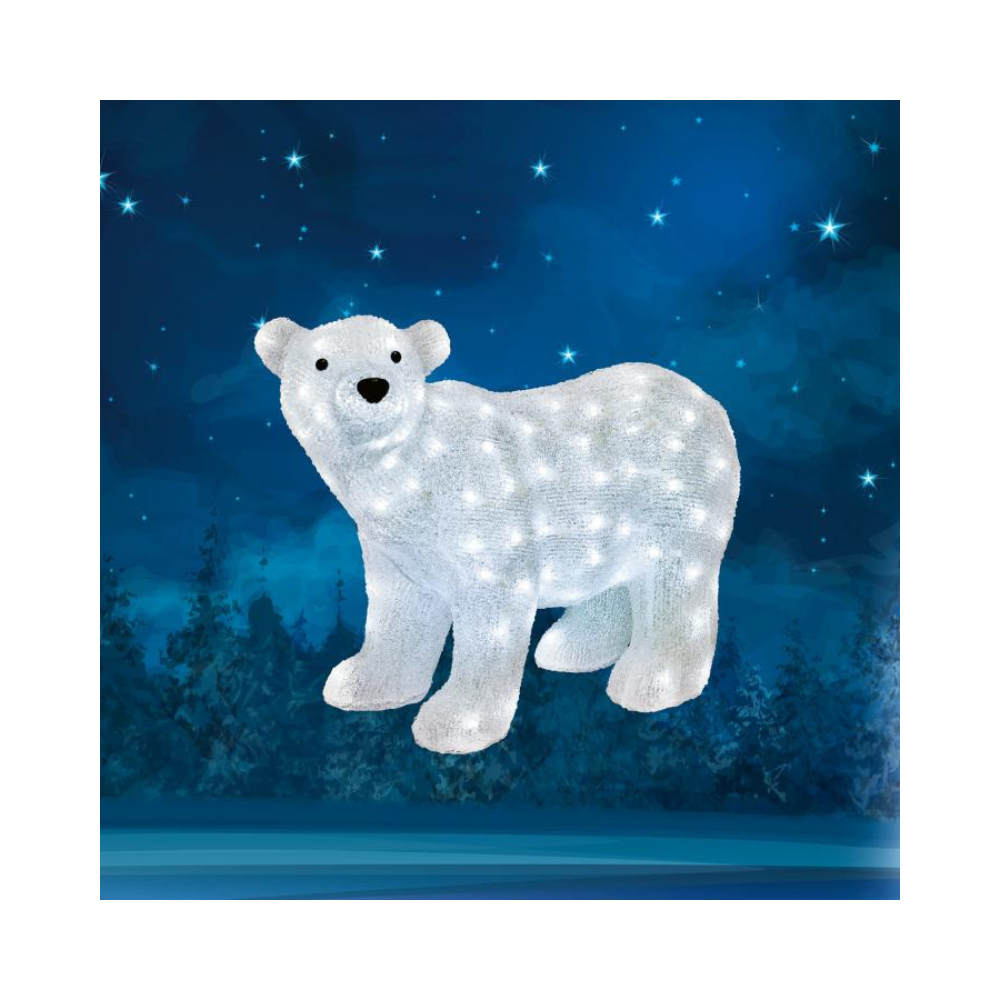 Ľadový medveď dekorácia