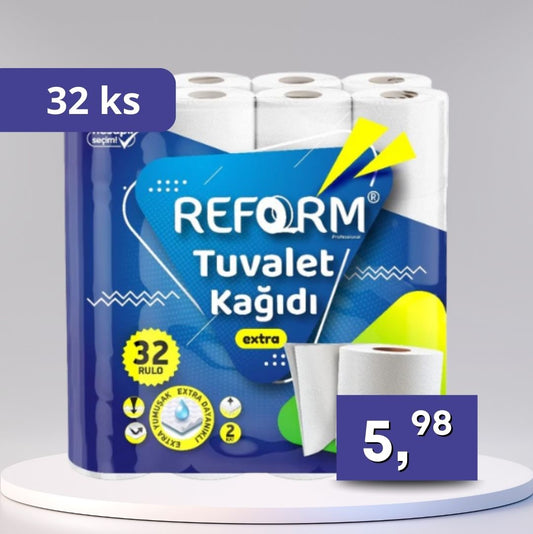 Reform -  toaletný papier 2-vrstvový, balenie 32ks