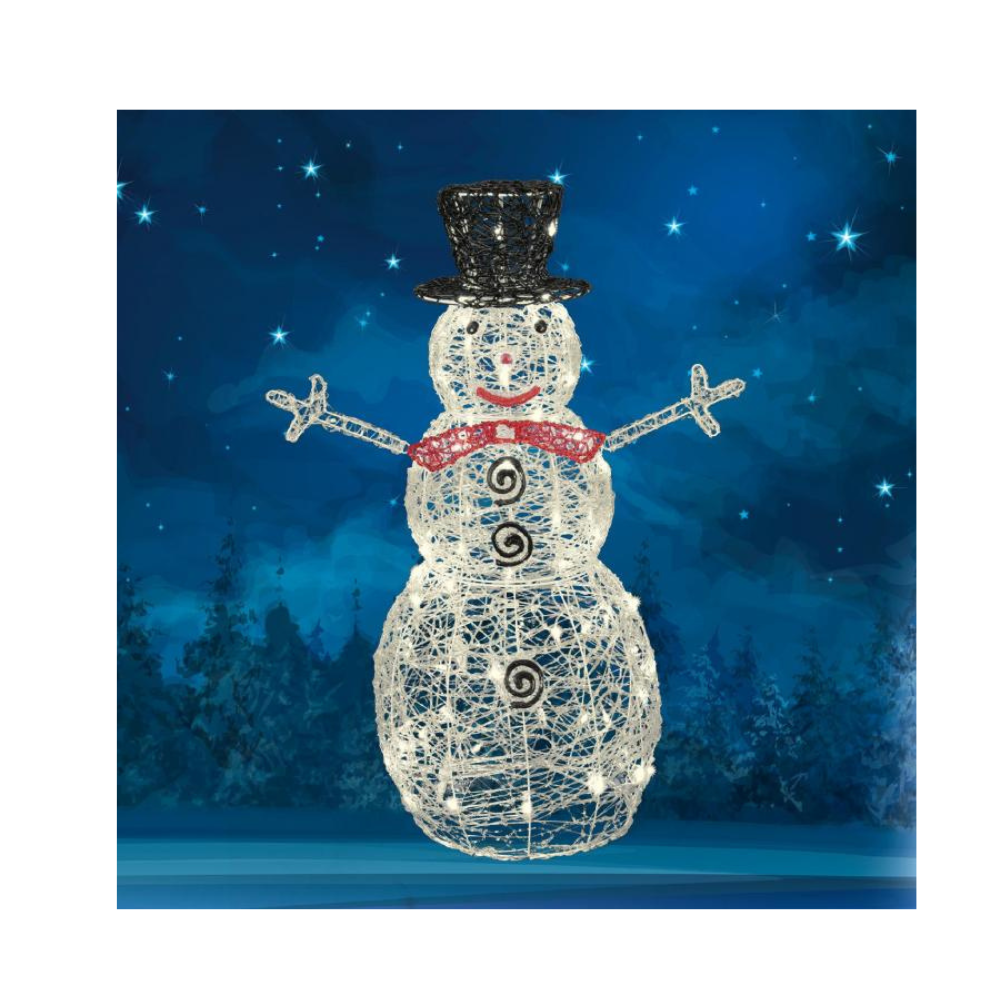 Snehuliak dekorácia