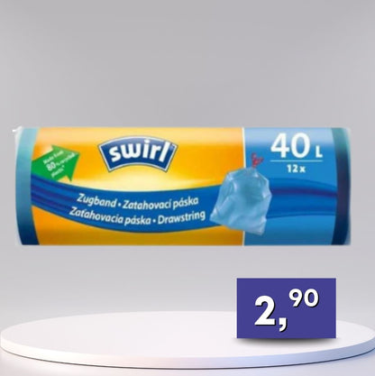 Swirl – vrecia na odpad, zaťahovacie 40l