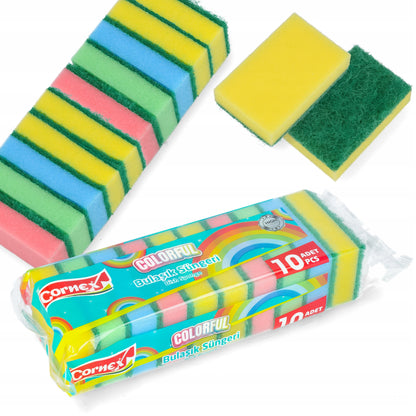 Cornex – kuchynské hubky dúha, balenie 10 ks