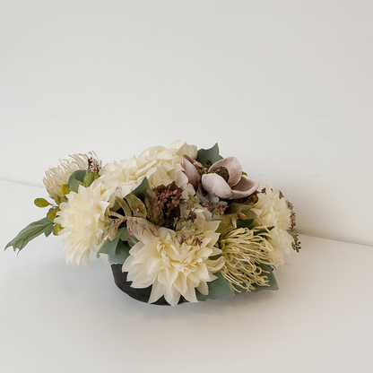 Ikebana béžovo-krémová