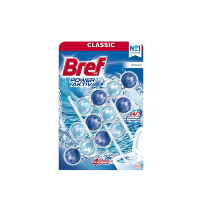 Bref – WC guličky Ocean, modré 3 ks