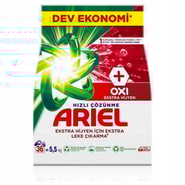 Ariel - prášok na biele  5,5kg