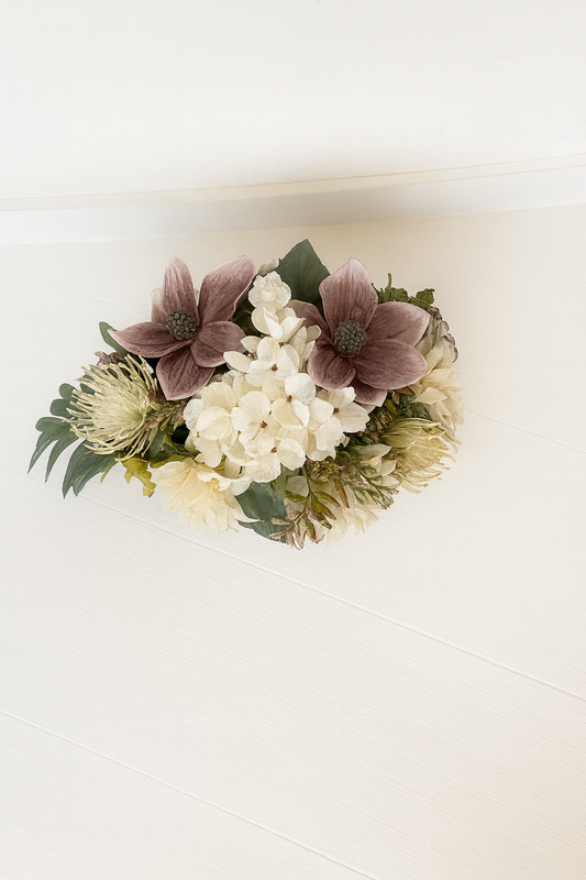 Ikebana béžovo-krémová