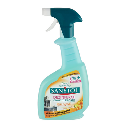 Sanytol – dezinfekčný odmasťujúci čistič do kuchyne