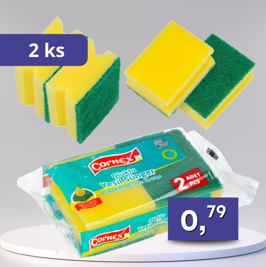 Cornex – čistiaca hubka Klasik, balenie 2 ks