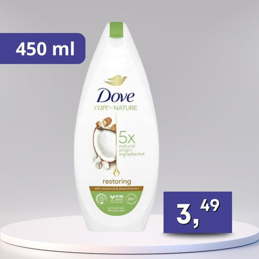 Dove – sprchový gél kokos 450 ml
