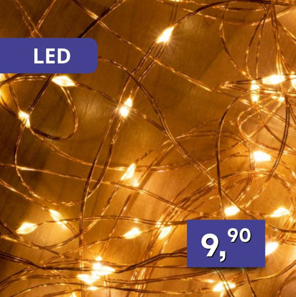 Zväzok mikro LED svietiaci reťazec