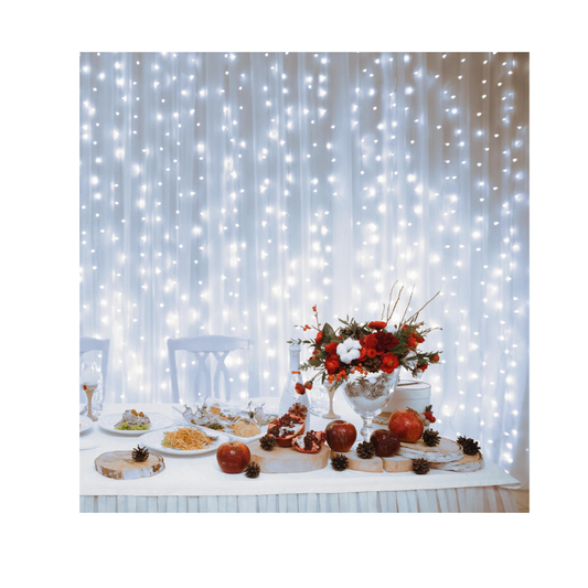 LED záves cencúľ 3x2m, rôzne farby