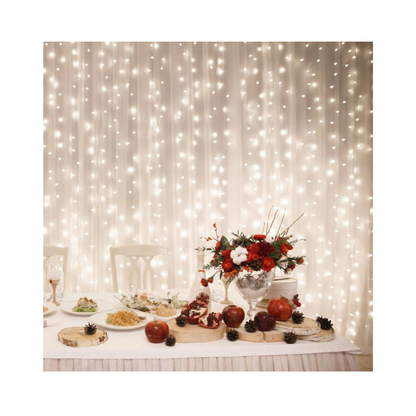 LED záves cencúľ 2x2m, rôzne farby