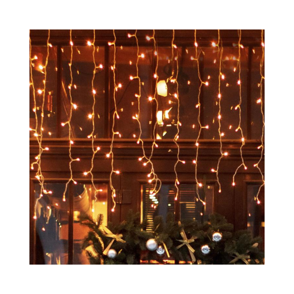 LED záves s cencúľmi 5m, rôzne farby