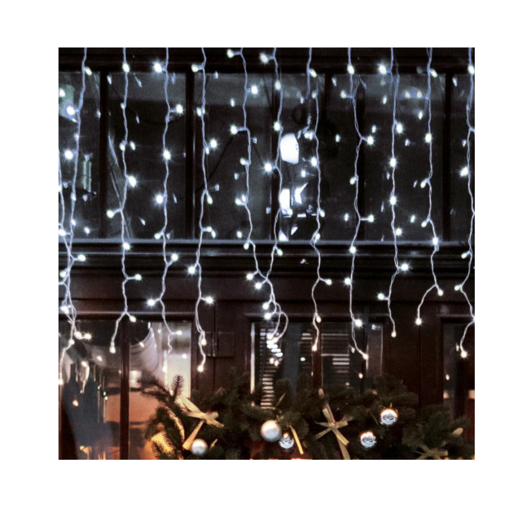 LED záves s cencúľmi 10m